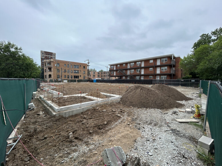 4553 North Dover Street foundation work