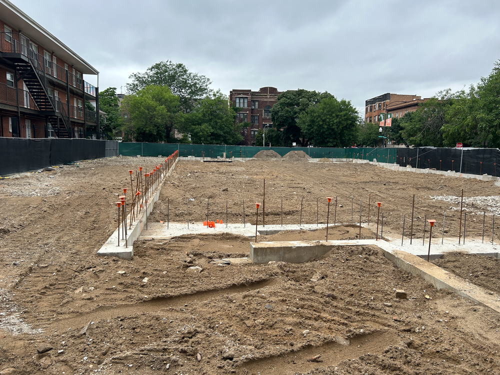 4553 North Dover Street foundation work