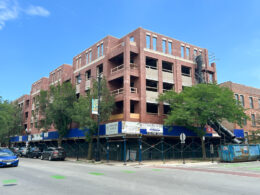 4713 North Clark Street top floor construction