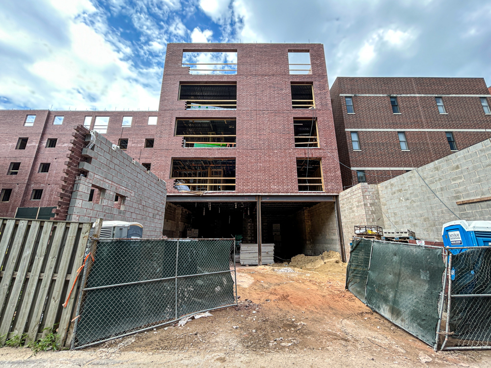 4713 North Clark Street top floor construction
