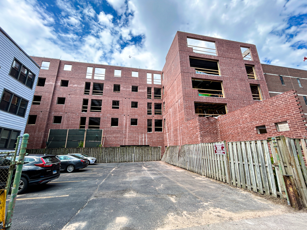 4713 North Clark Street top floor construction