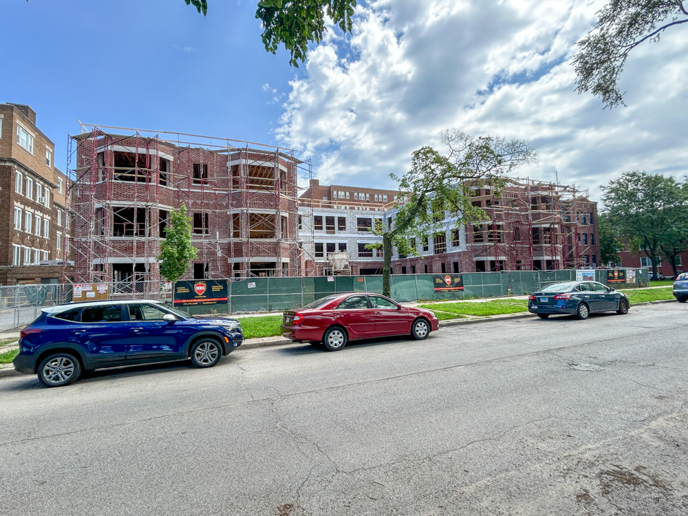 4907 North Paulina third floor construction progress