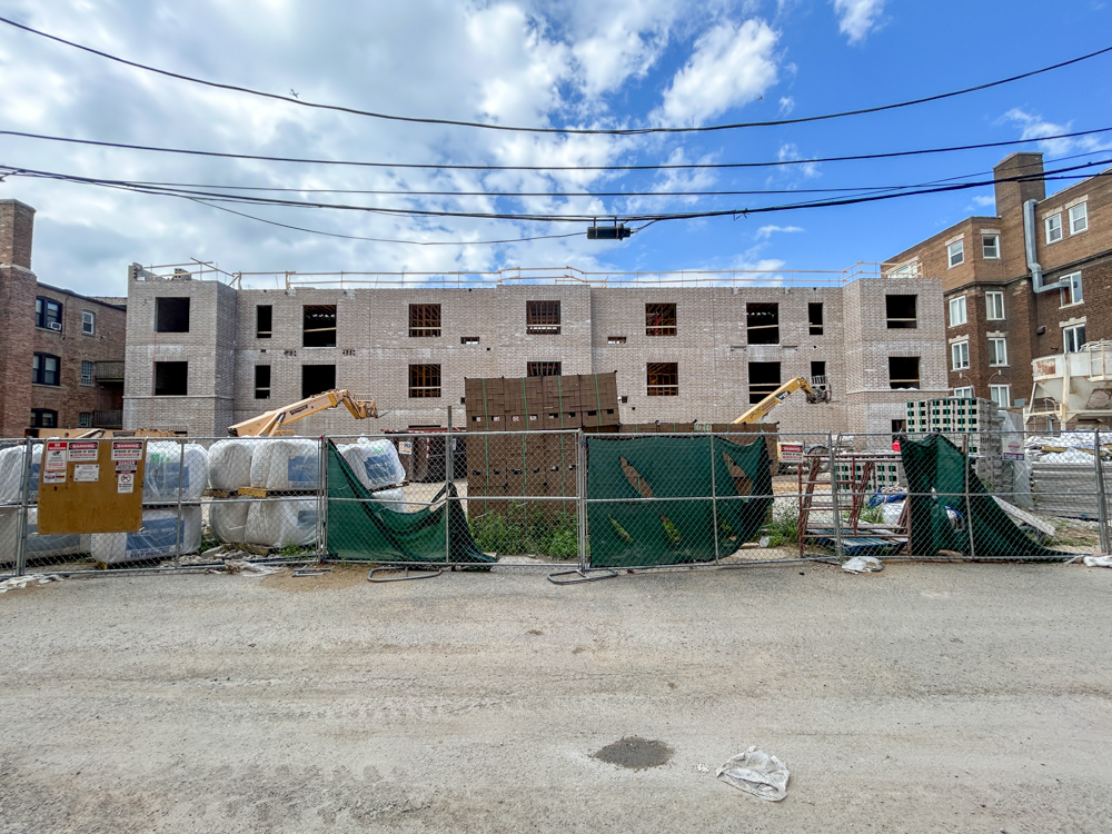 4907 North Paulina third floor construction progress