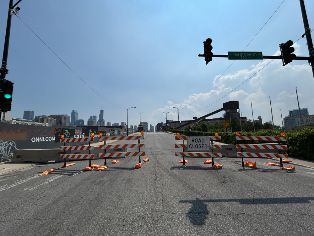 Halsted Street Chicago Avenue closures