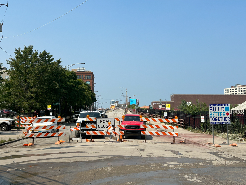 Halsted Street Chicago Avenue closures