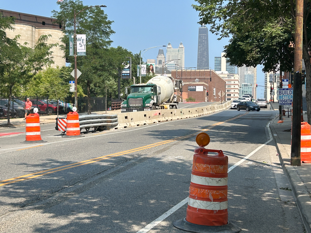 Halsted Street Chicago Avenue closures