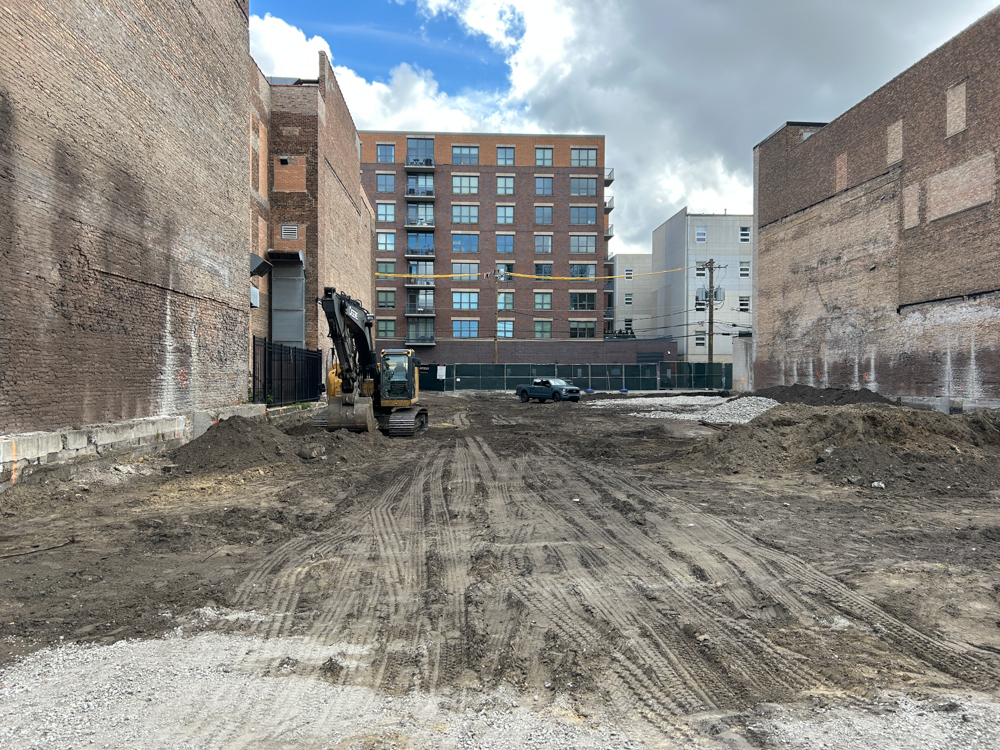 1221 West Washington excavation progress