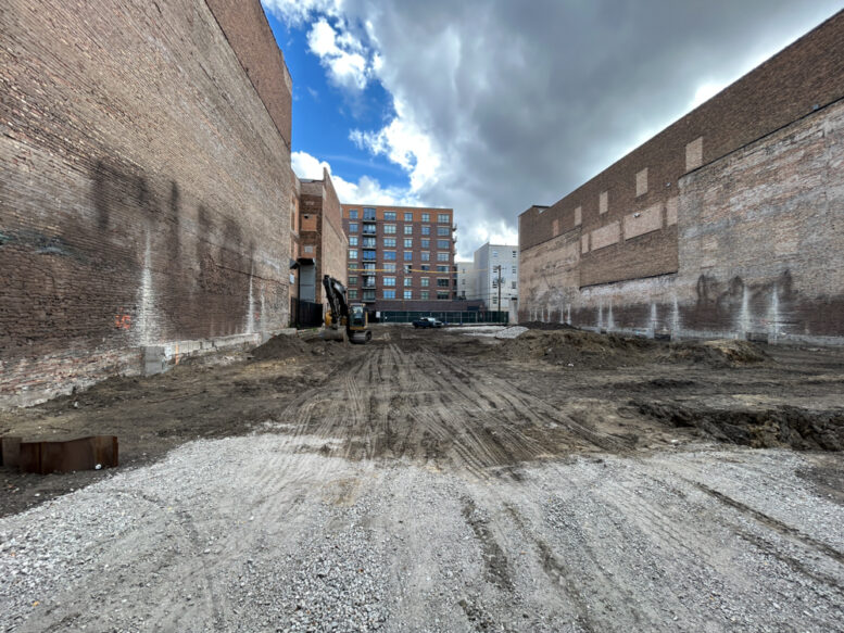 1221 West Washington excavation progress