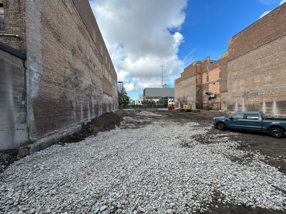 1221 West Washington excavation progress