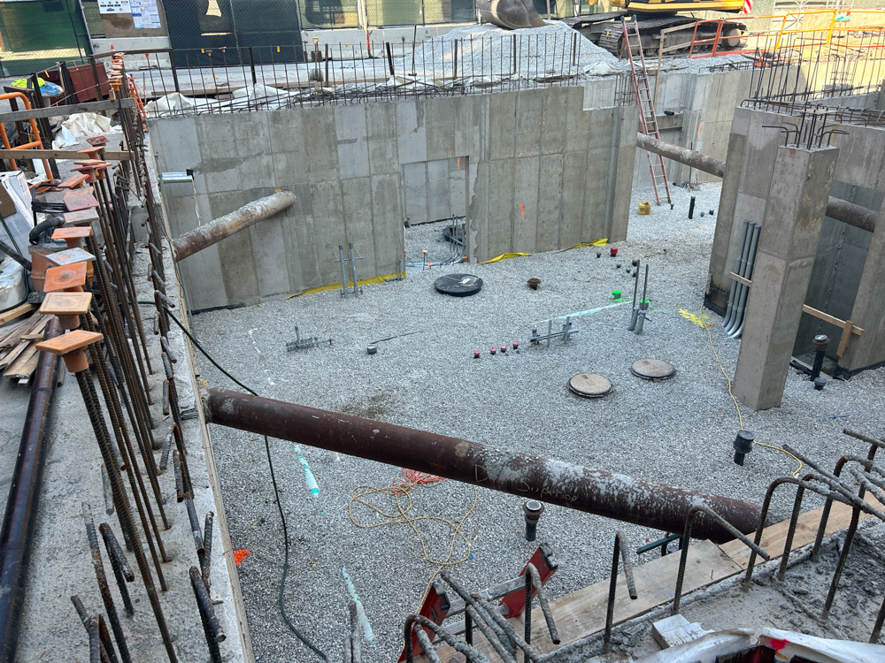 The Lake social club construction update Sept 2025