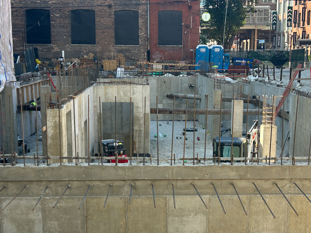The Lake social club construction update Sept 2025