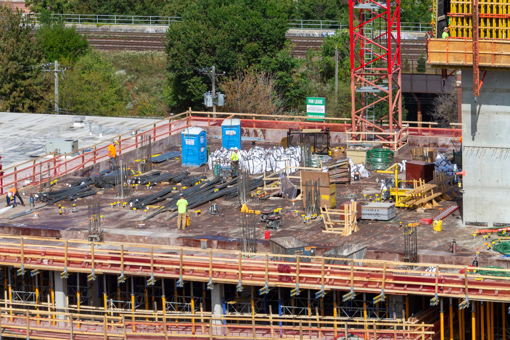 370 North Morgan September 2025 construction progress