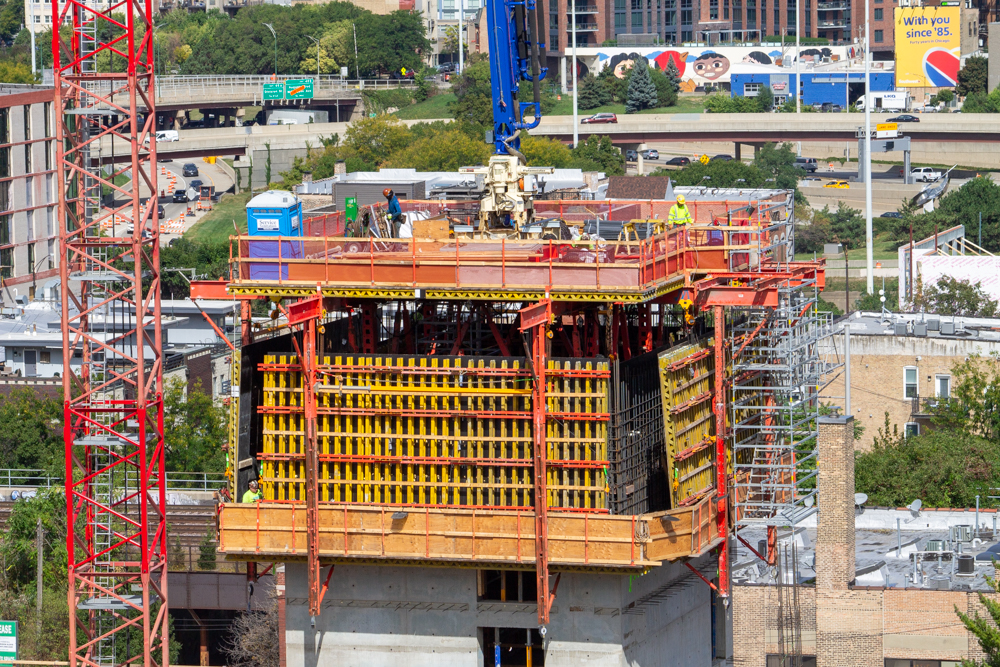 370 North Morgan September 2025 construction progress