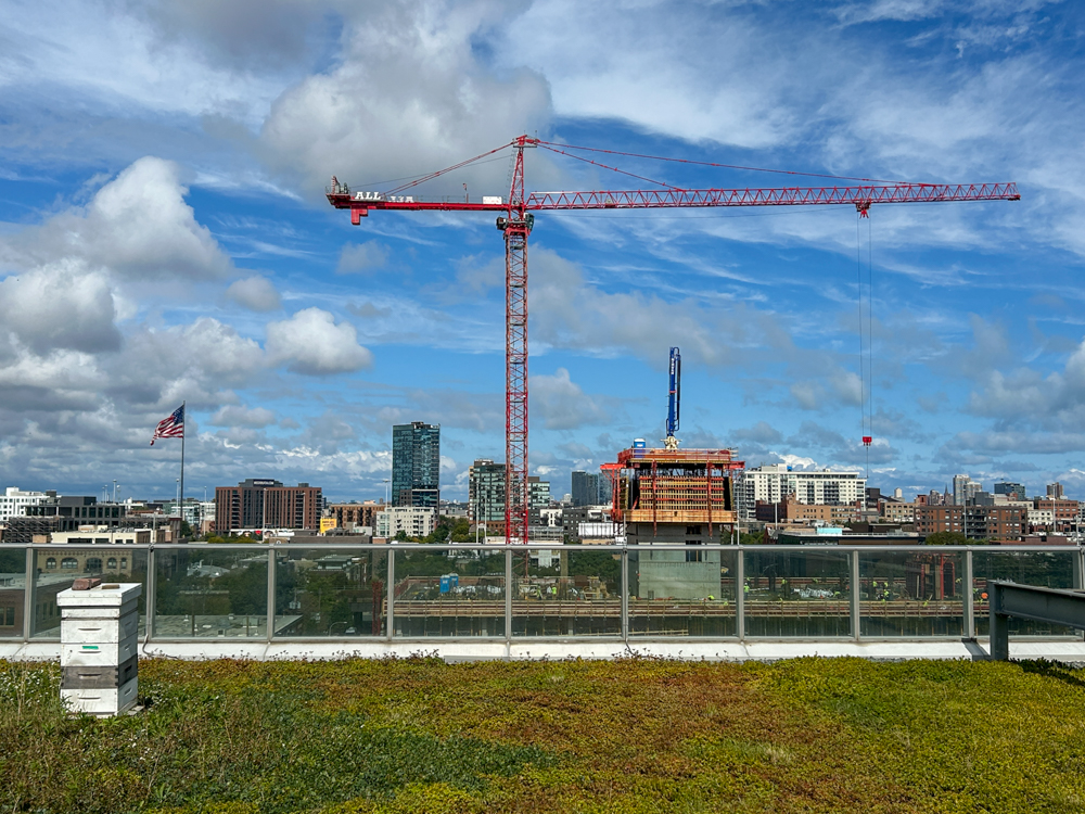 370 North Morgan September 2025 construction progress