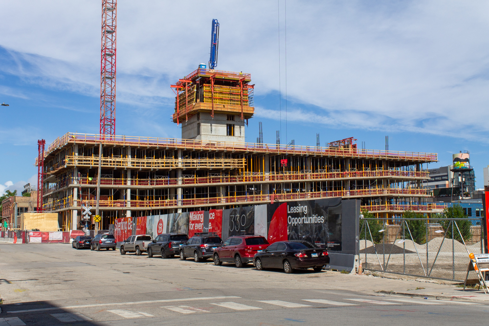 370 North Morgan September 2025 construction progress