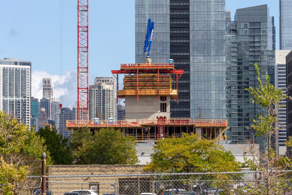 370 North Morgan September 2025 construction progress