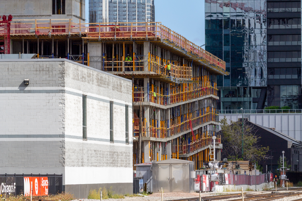 370 North Morgan September 2025 construction progress