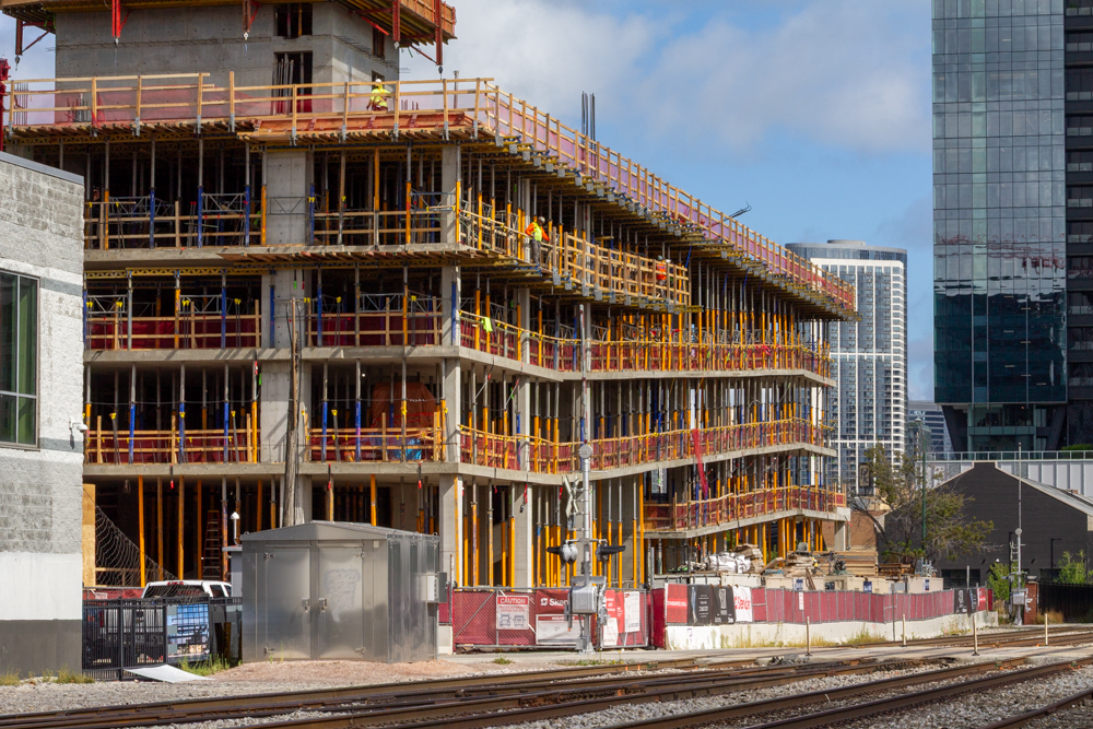 370 North Morgan September 2025 construction progress