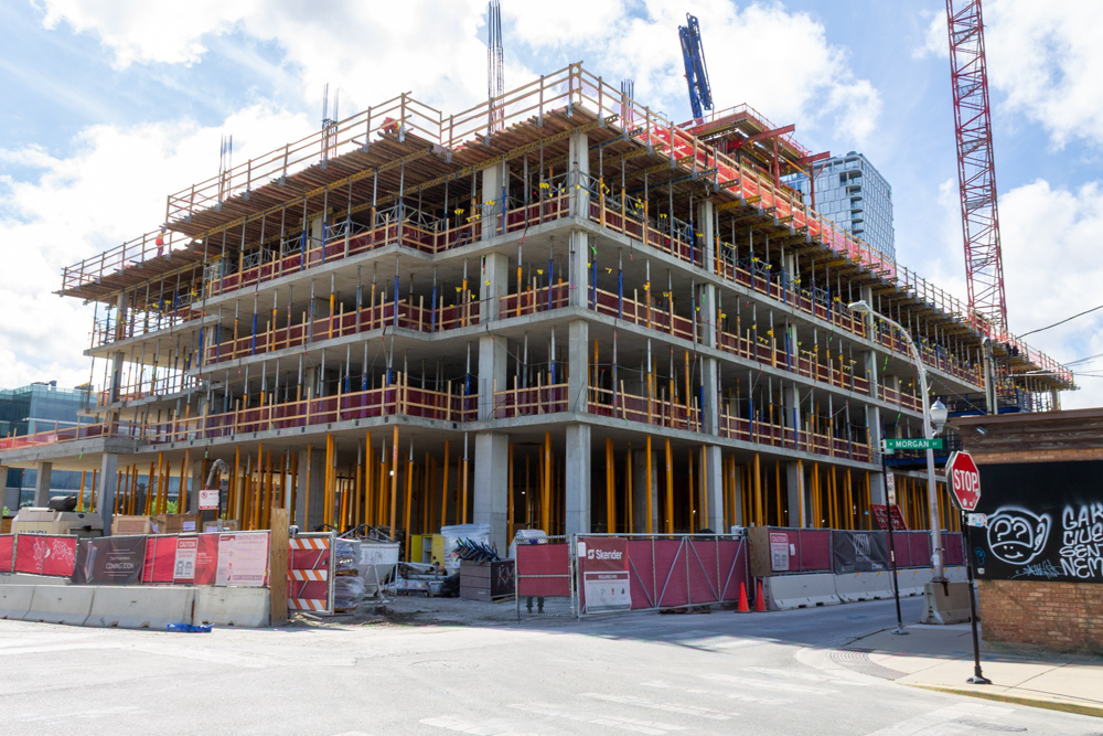 370 North Morgan September 2025 construction progress