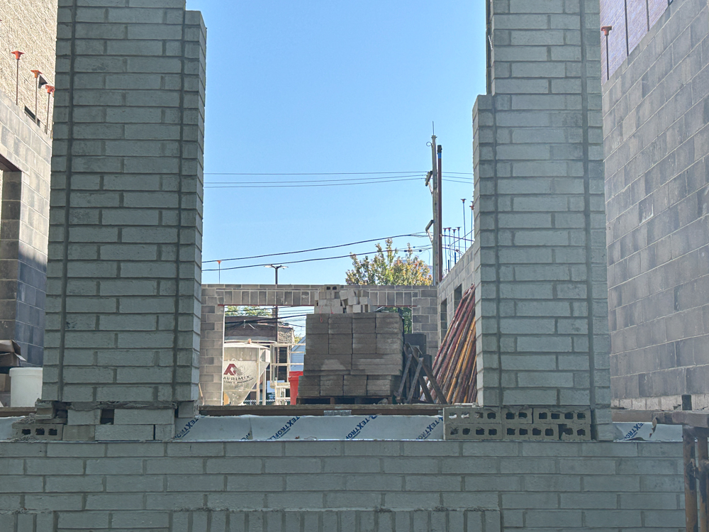3739 North Clifton Avenue three-flat construction progress