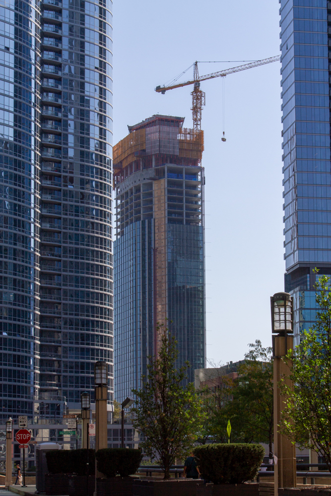 400 Lake Shore North Tower September crane jump
