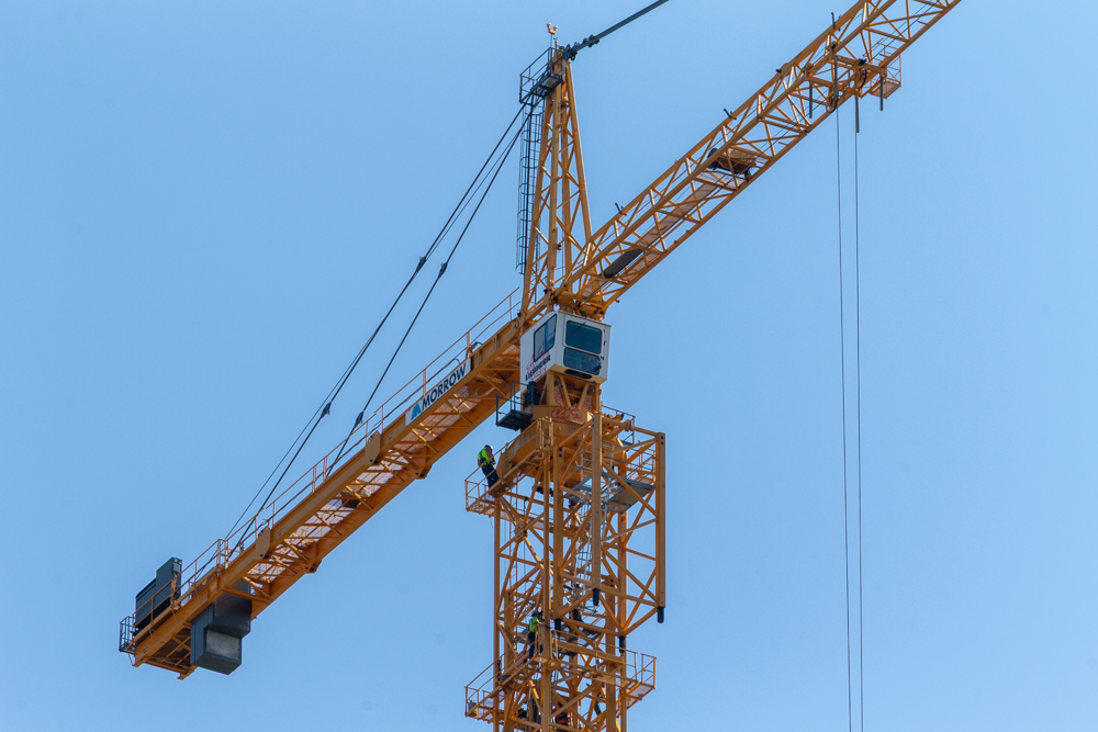 400 Lake Shore North Tower September crane jump