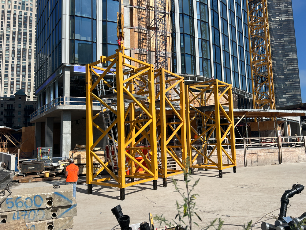 400 Lake Shore North Tower September crane jump