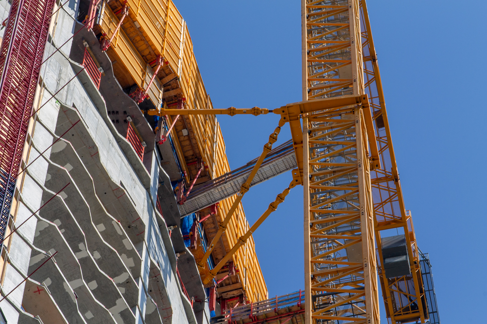 400 Lake Shore North Tower September crane jump