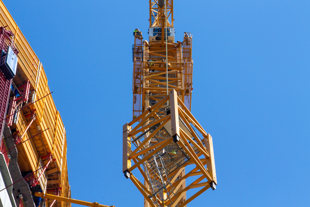 400 Lake Shore North Tower September crane jump