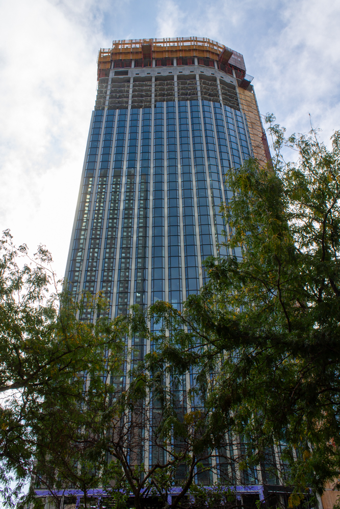 400 Lake Shore North Tower September crane jump