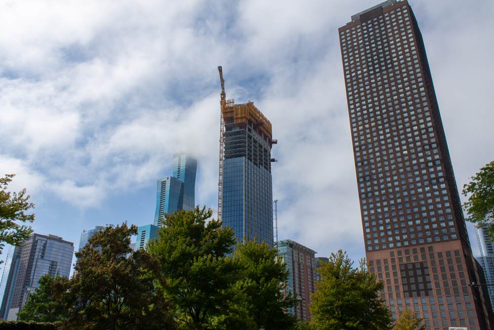 400 Lake Shore North Tower September crane jump