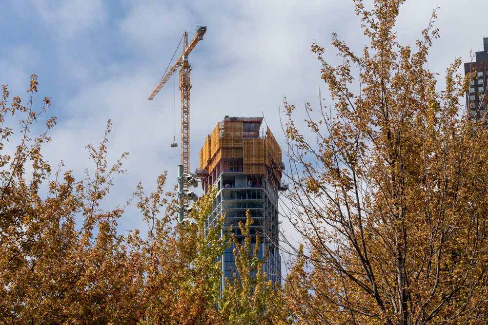 400 Lake Shore North Tower September crane jump