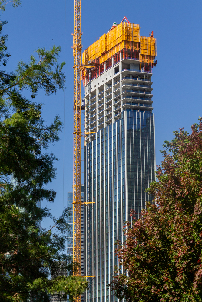 400 Lake Shore North Tower September crane jump