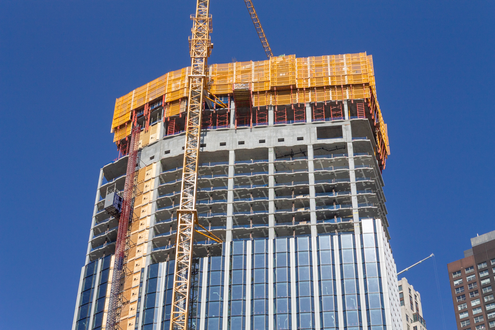 400 Lake Shore North Tower September crane jump