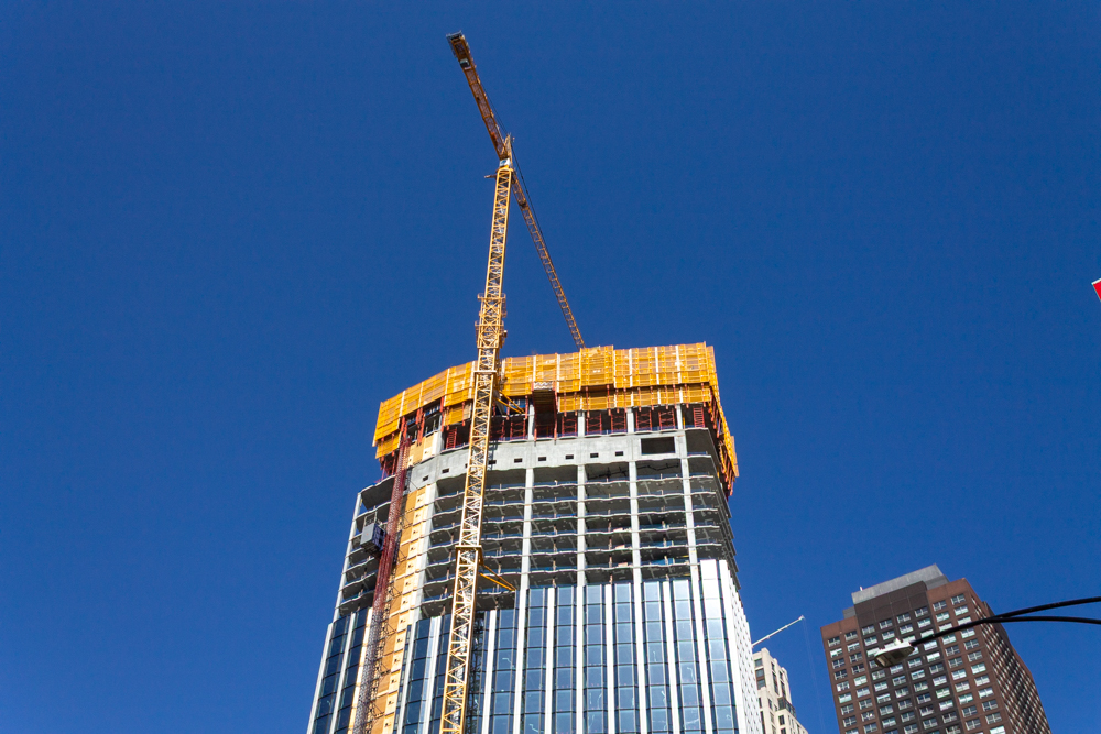 400 Lake Shore North Tower September crane jump