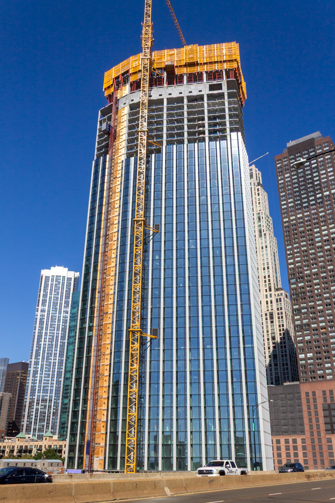 400 Lake Shore North Tower September crane jump