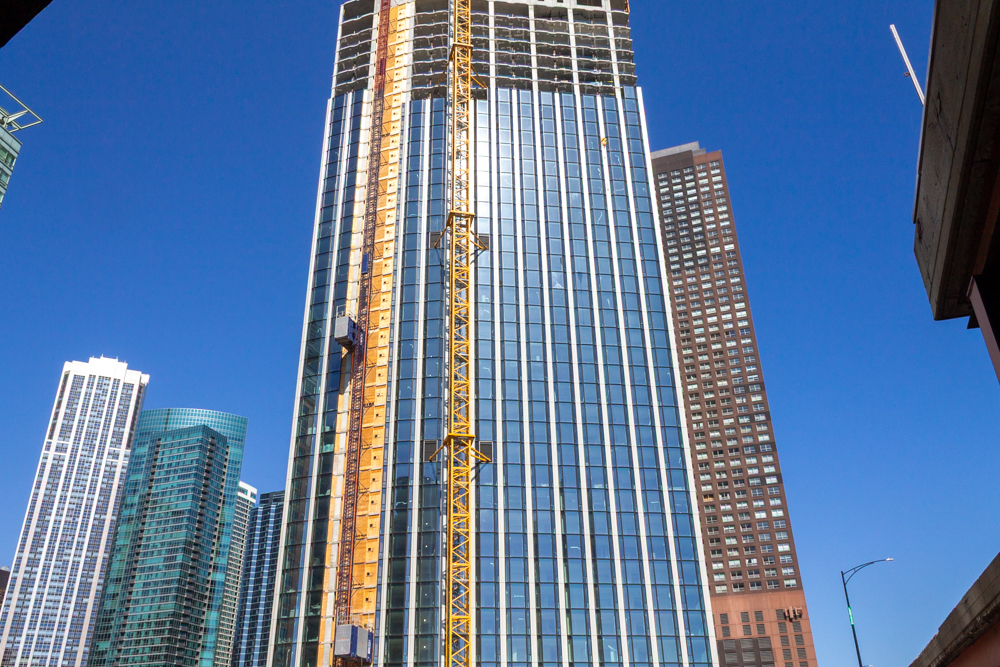 400 Lake Shore North Tower September crane jump