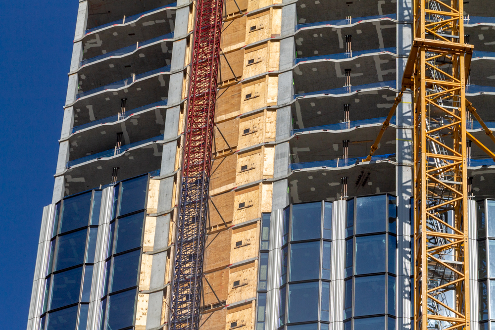 400 Lake Shore North Tower September crane jump