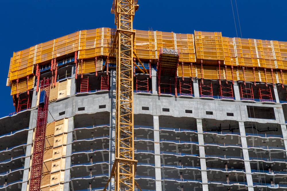 400 Lake Shore North Tower September crane jump
