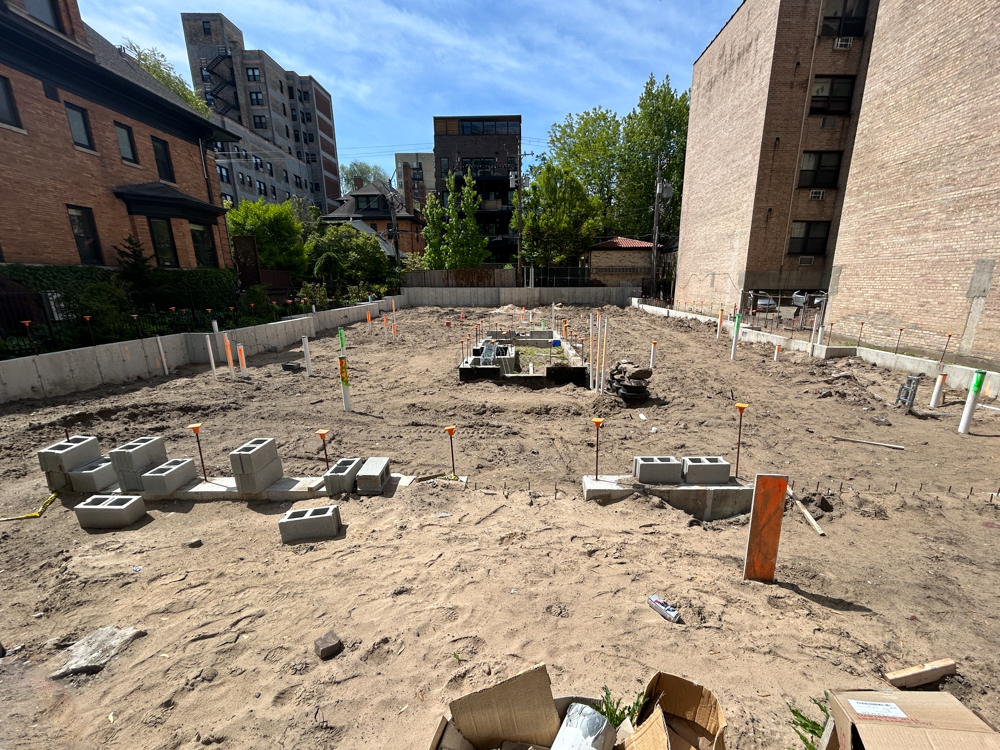 453 West Briar Place construction progress