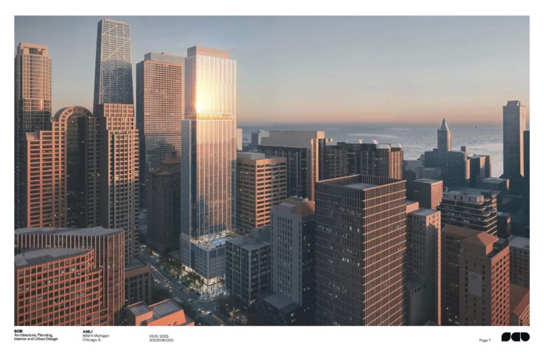 669 North Michigan Avenue residential tower proposal