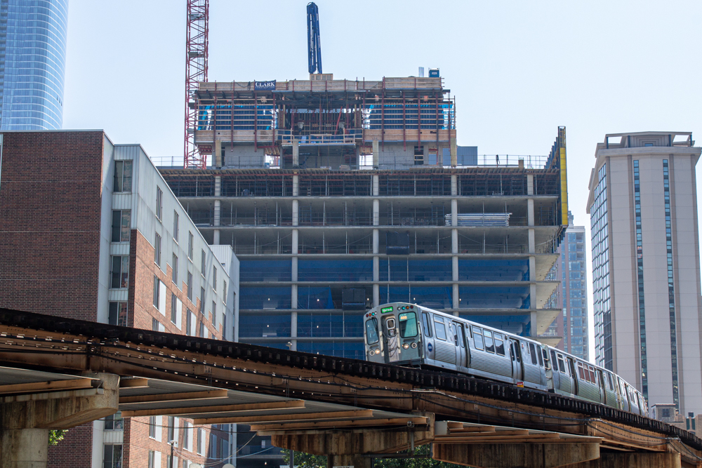 626 South Wabash construction update September 2025