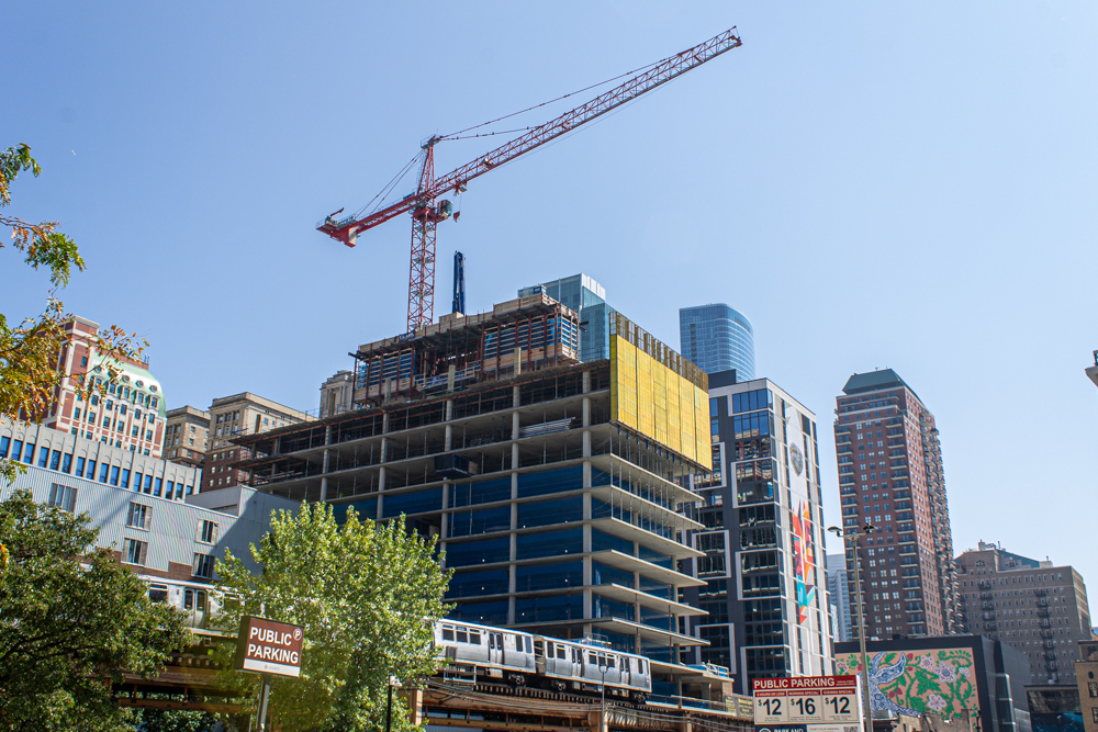 626 South Wabash construction update September 2025