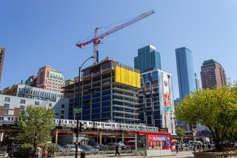 626 South Wabash construction update September 2025