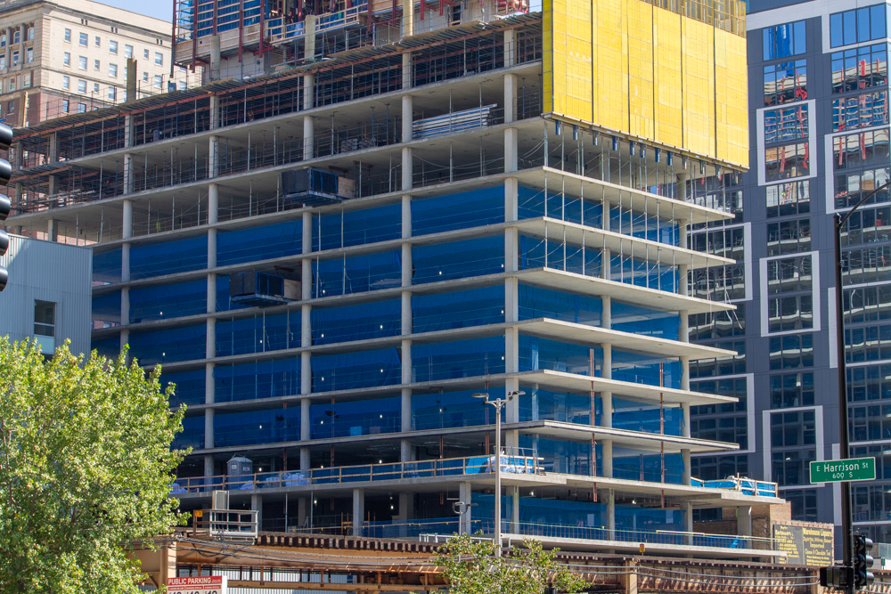 626 South Wabash construction update September 2025