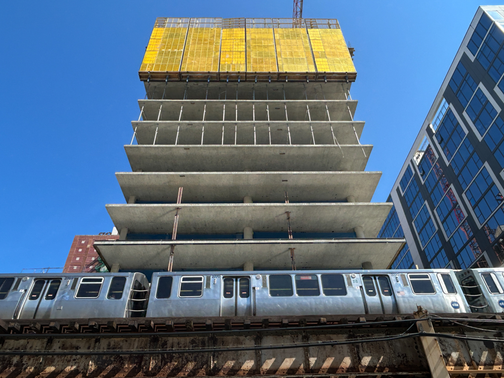 626 South Wabash construction update September 2025