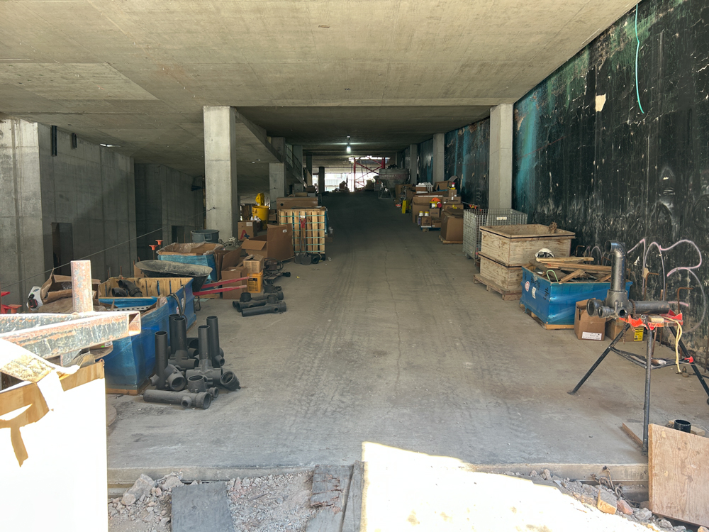 626 South Wabash construction update September 2025