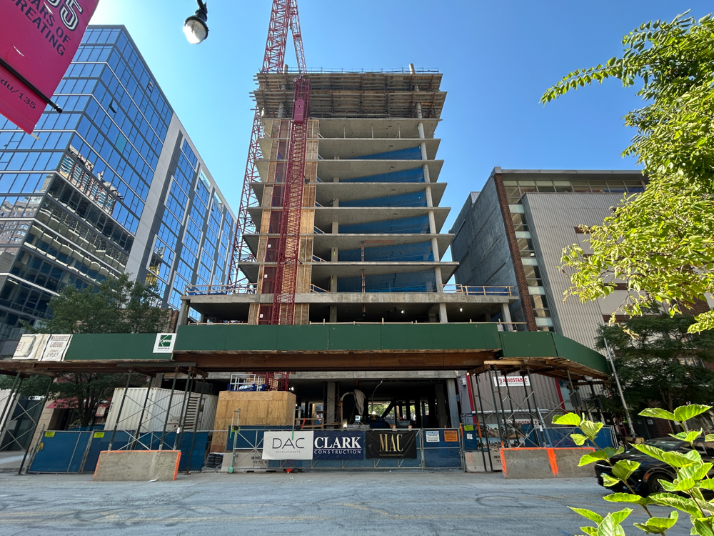 626 South Wabash construction update September 2025