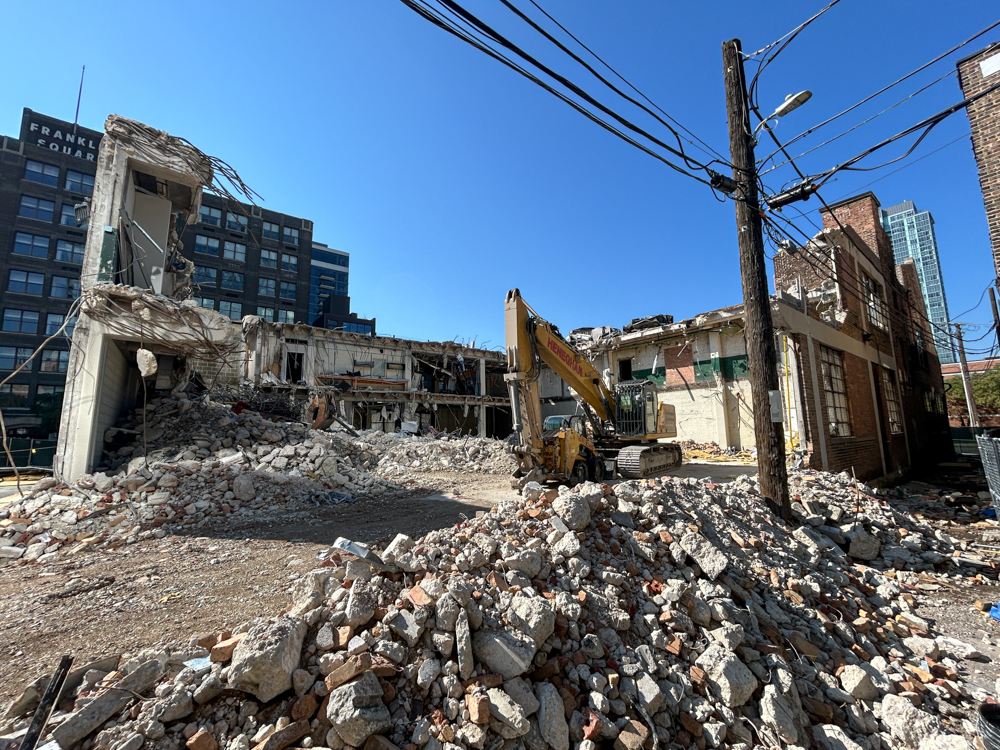 917 North Franklin demolition for North Union