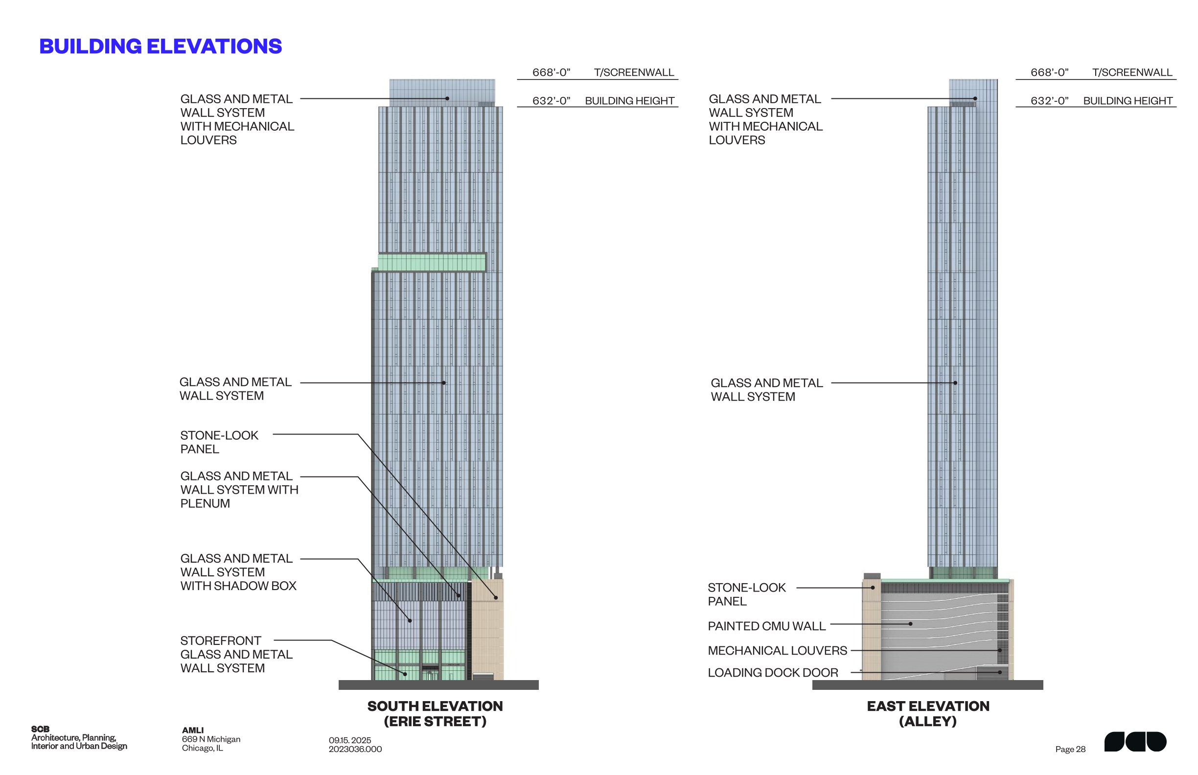 669 North Michigan Avenue residential tower proposal